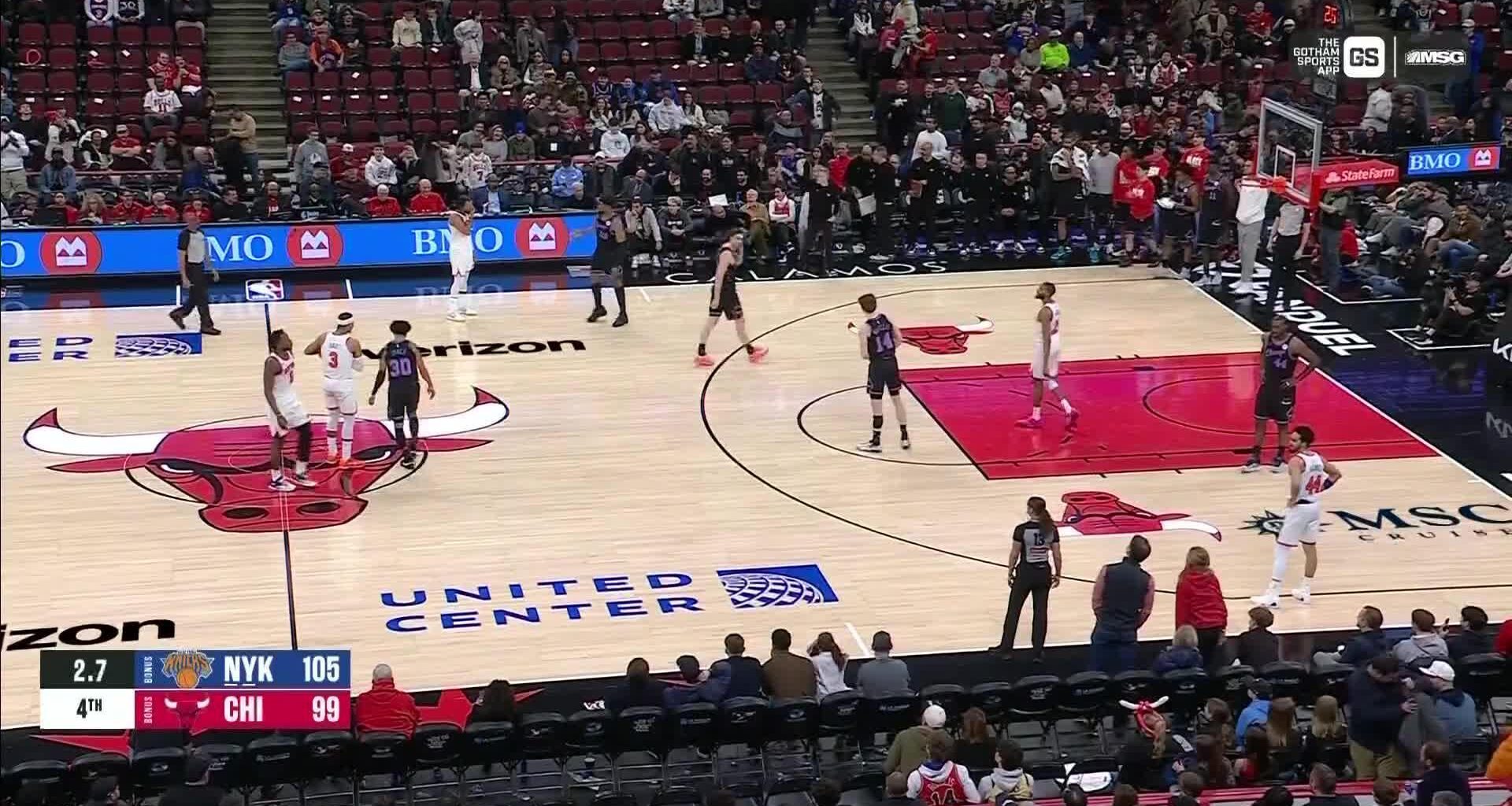 Towns has 28 points and 11 rebounds, Knicks top Bulls 105-99