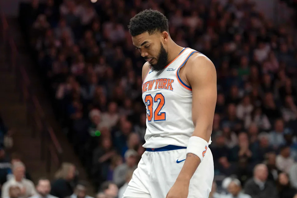 New York Knicks center Karl-Anthony Towns (32)© Jesse Johnson-Imagn Images
