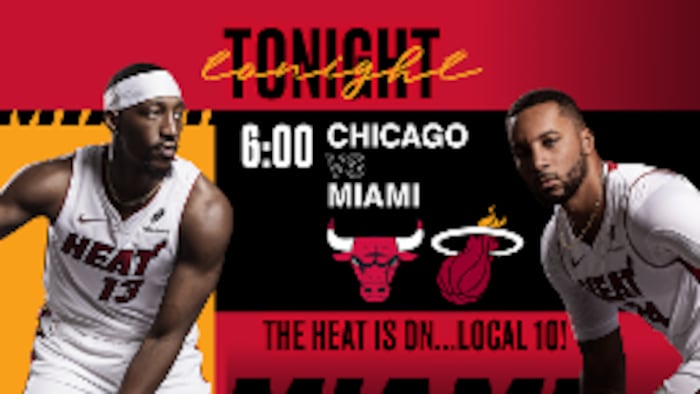 Adebayo, Heat take on the Bulls