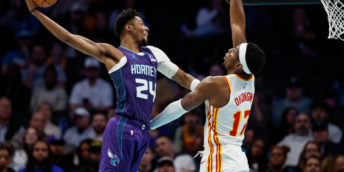 Brandon Miller scores 31 points, Hornets hold on to beat Hawks 110-107
