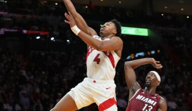 Toronto Raptors All-Star Scottie Barnes questionable Wednesday with right quad contusion