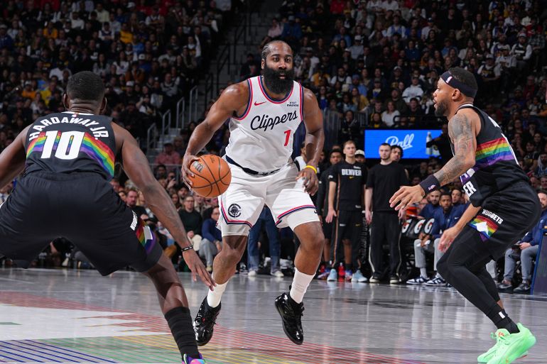 James Harden in action.