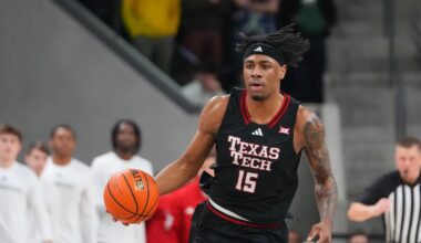 Texas Tech slides; Houston joins top 3