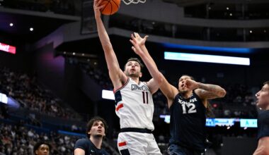 No. 3 UConn men's basketball routs Xavier, 92-60, for 18th-consecutive win