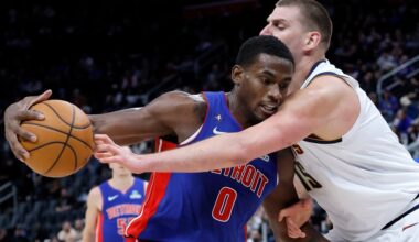 Nuggets sit Spencer Jones, Christian Braun returns in loss to Pistons