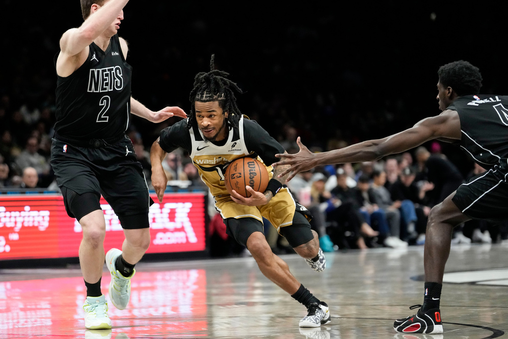 Agbaji, Minott welcomed as Nets snap skid against shorthanded Wizards
