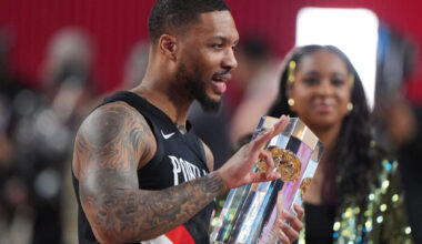 NBA All-Star: Damian Lillard, out for season, wins 3-point contest for 3rd time | News, Sports, Jobs