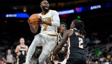 Jaylen Brown on how Drake Maye can level up after heartbreak