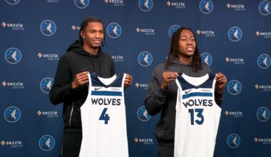 Watch: Timberwolves introduce Ayo Dosunmu and Julian Phillips