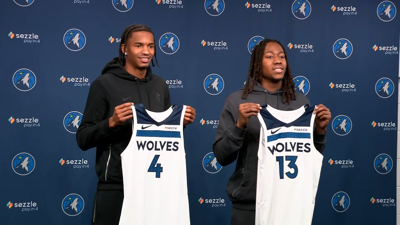 Watch: Timberwolves introduce Ayo Dosunmu and Julian Phillips