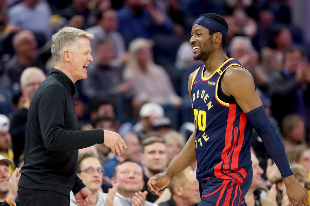 Warriors' Kerr talks Jonathan Kuminga, Kristaps Porzingis after trade