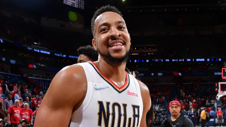 CJ McCollum reacts to viral resurfaced Anthony Edwards take image