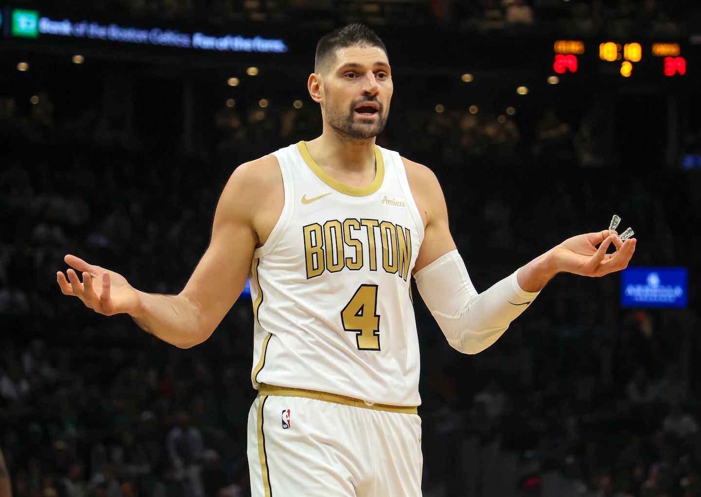 New center Nikola Vucevic and the Celtics were at a loss against the Knicks.