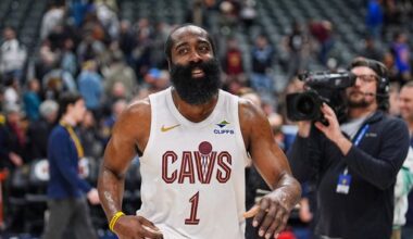 James Harden out for the Cavaliers against the Bucks after breaking right thumb
