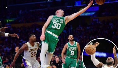 Lakers have no answers for rival Celtics in front of legends