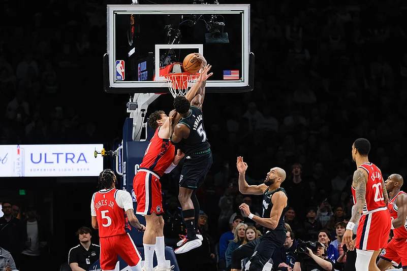Clippers vs Timberwolves NBA Basketball game-Anthony Edwards