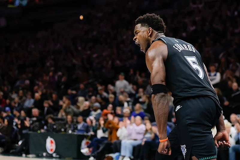 Clippers vs Timberwolves NBA Basketball game-Anthony Edwards