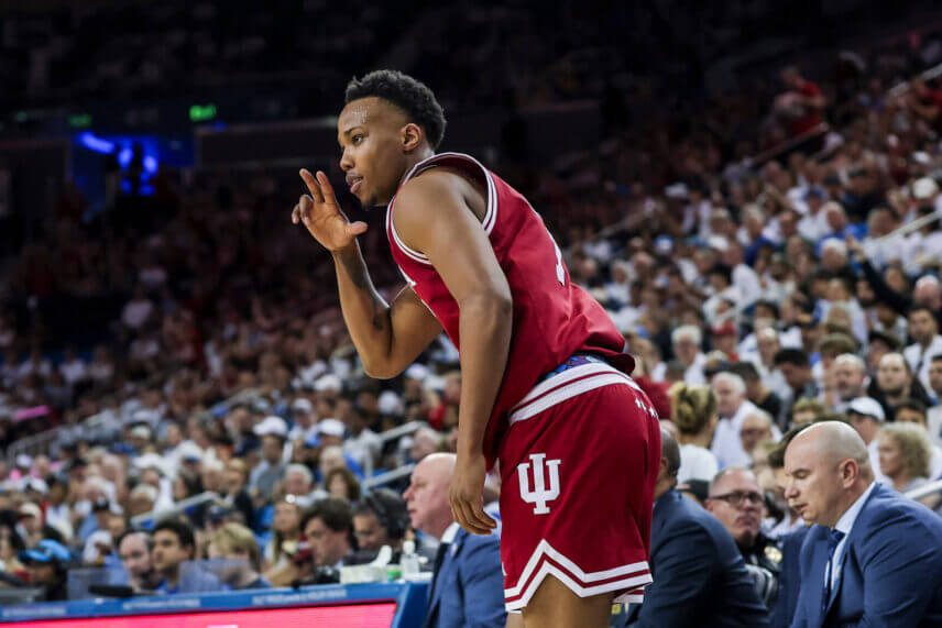 Photos from IU basketball's win at UCLA.