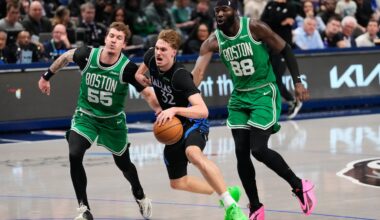 Cooper Flagg labored to lead the Mavericks with a game-high 36 points in a 110-100 loss to the Celtics Tuesday night in Dallas.