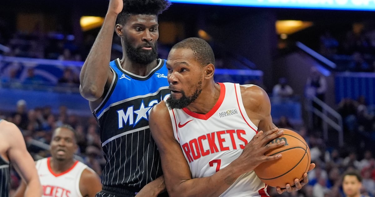 Kevin Durant scores season-high 40 points as Houston Rockets rally for win over Orlando Magic
