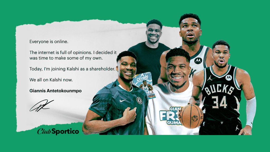 Giannis Antetokounmpo's Kalshi Deal Part of Star Turn: Club Sportico