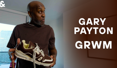 "Chocolate for a chocolate dude": Gary Payton's monochromatic Heat Gala look