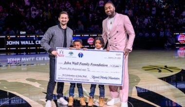 Washington Wizards celebrate John Wall's legacy