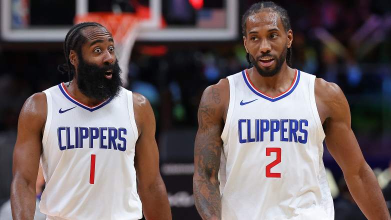 James Harden and Kawhi Leonard