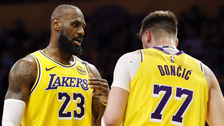 LeBron James, Luka Doncic, Lakers