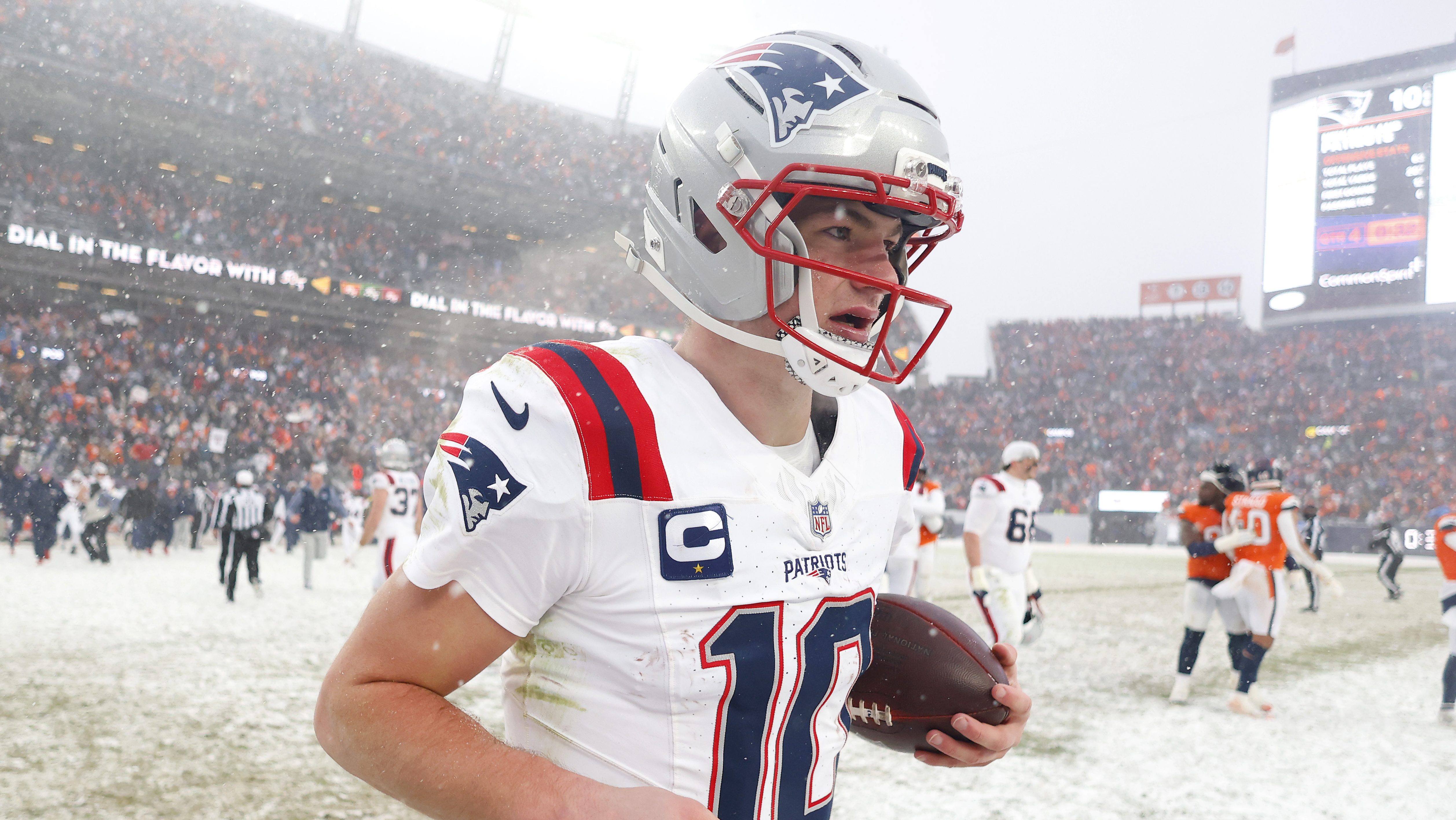 Drake Maye New England Patriots Super Bowl