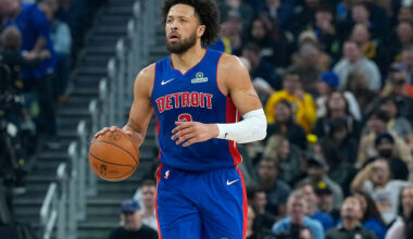 SAN FRANCISCO, CALIFORNIA - JANUARY 30: Cade Cunningham #2 of the Detroit Pistons dribbles the ball against the Golden State Warriors during the first half of an NBA basketball game at Chase Center on January 30, 2026 in San Francisco, California. NOTE TO USER: User expressly acknowledges and agrees that, by downloading and or using this photograph, User is consenting to the terms and conditions of the Getty Images License Agreement. (Photo by Thearon W. Henderson/Getty Images)