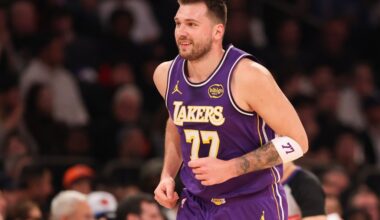 On anniversary of trade, Lakers' Luka Doncic dazzles in loss to Knicks