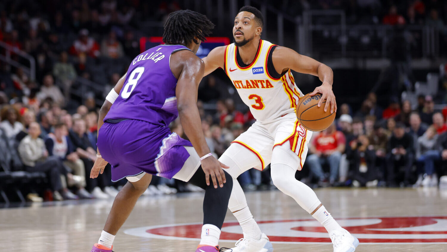 Jazz vs Hawks Isaiah Collier...