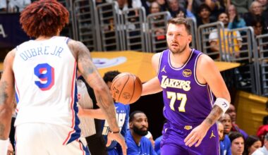 Luka Dončić exits game vs. Clippers with left leg contusion