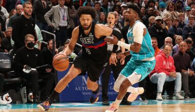 Pistons overcome fight, embrace physical game to snap Hornets’ nine-game win streak