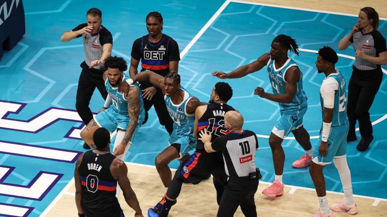 Moussa Diabate and Miles Bridges, Hornets