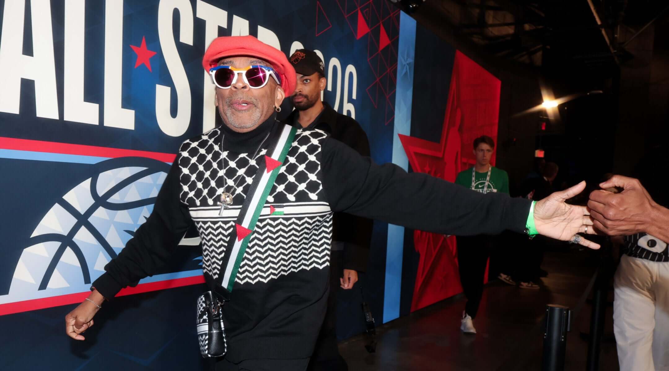 Spike Lee at the 2026 NBA All-Star Game held at the Intuit Dome on Feb. 15, 2026 in Los Angeles.