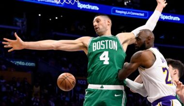 Lakers’ lack of physicality highlighted in loss to Celtics