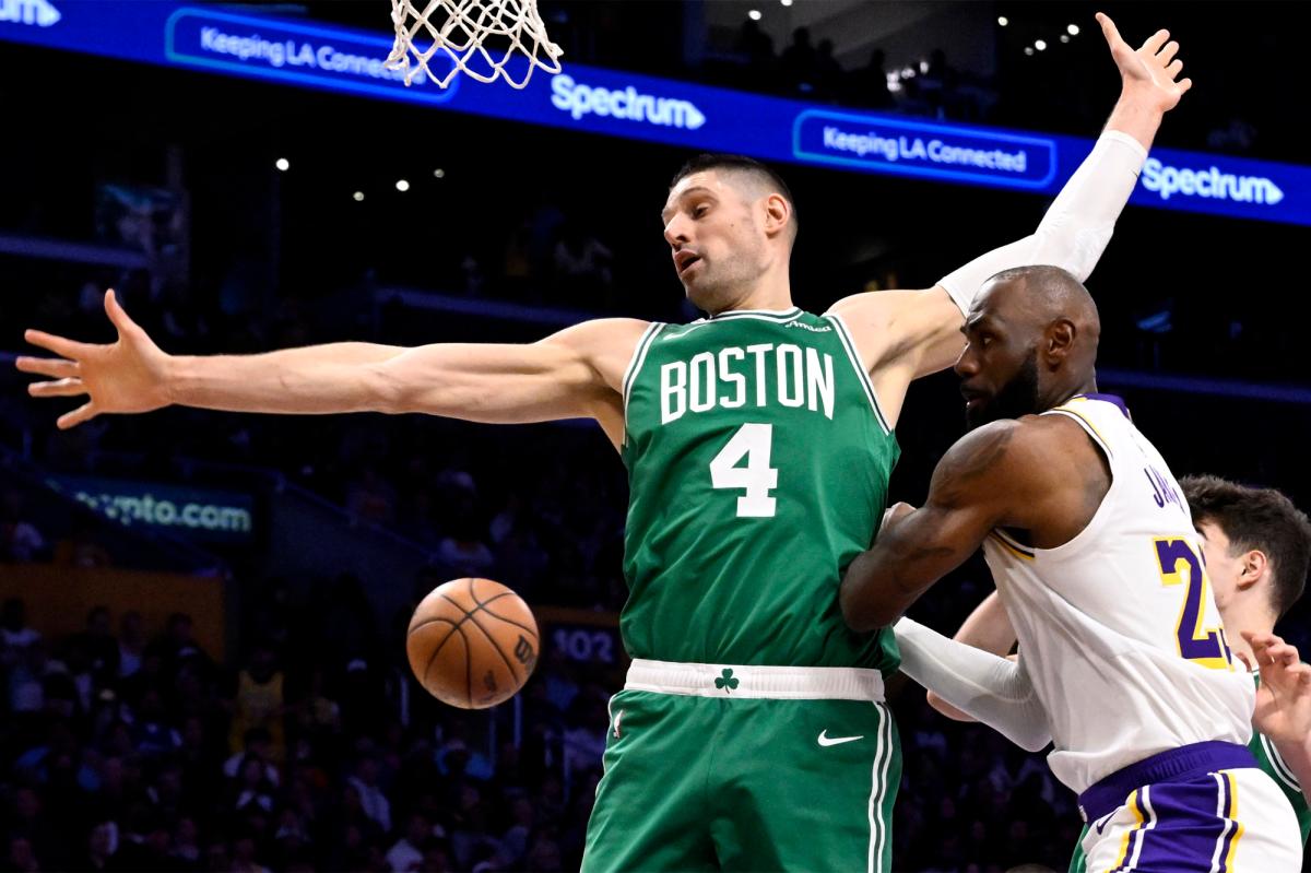 Lakers’ lack of physicality highlighted in loss to Celtics