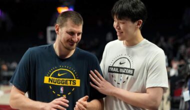 Rookie 'Finally' Meets Nikola Jokic