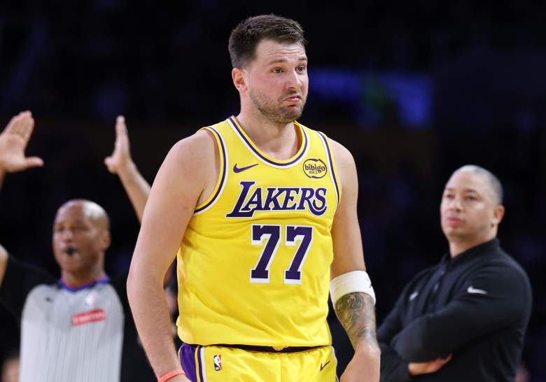 Lakers guard Luka Doncic