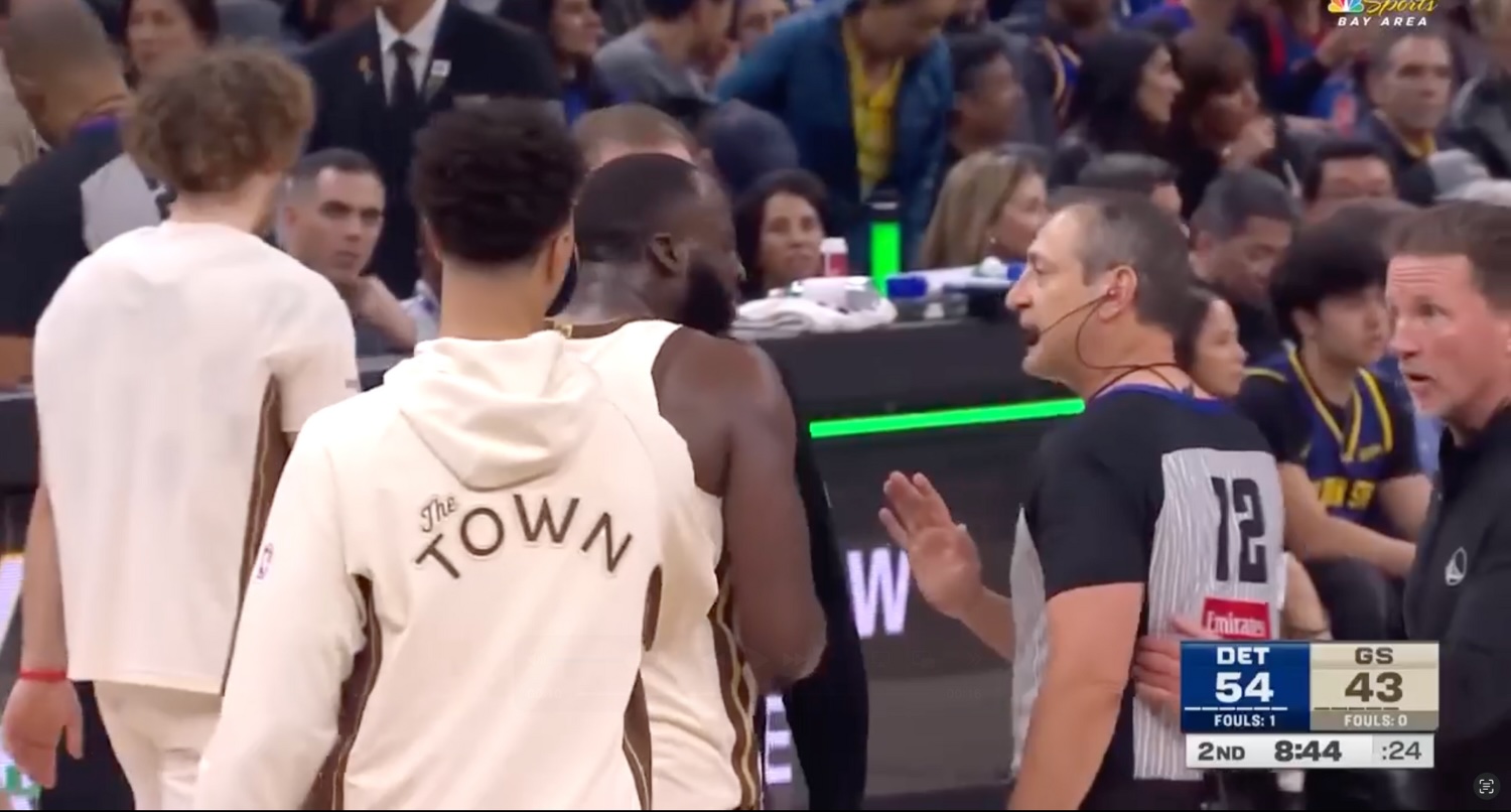 Draymond Green calls out NBA referee over technical foul