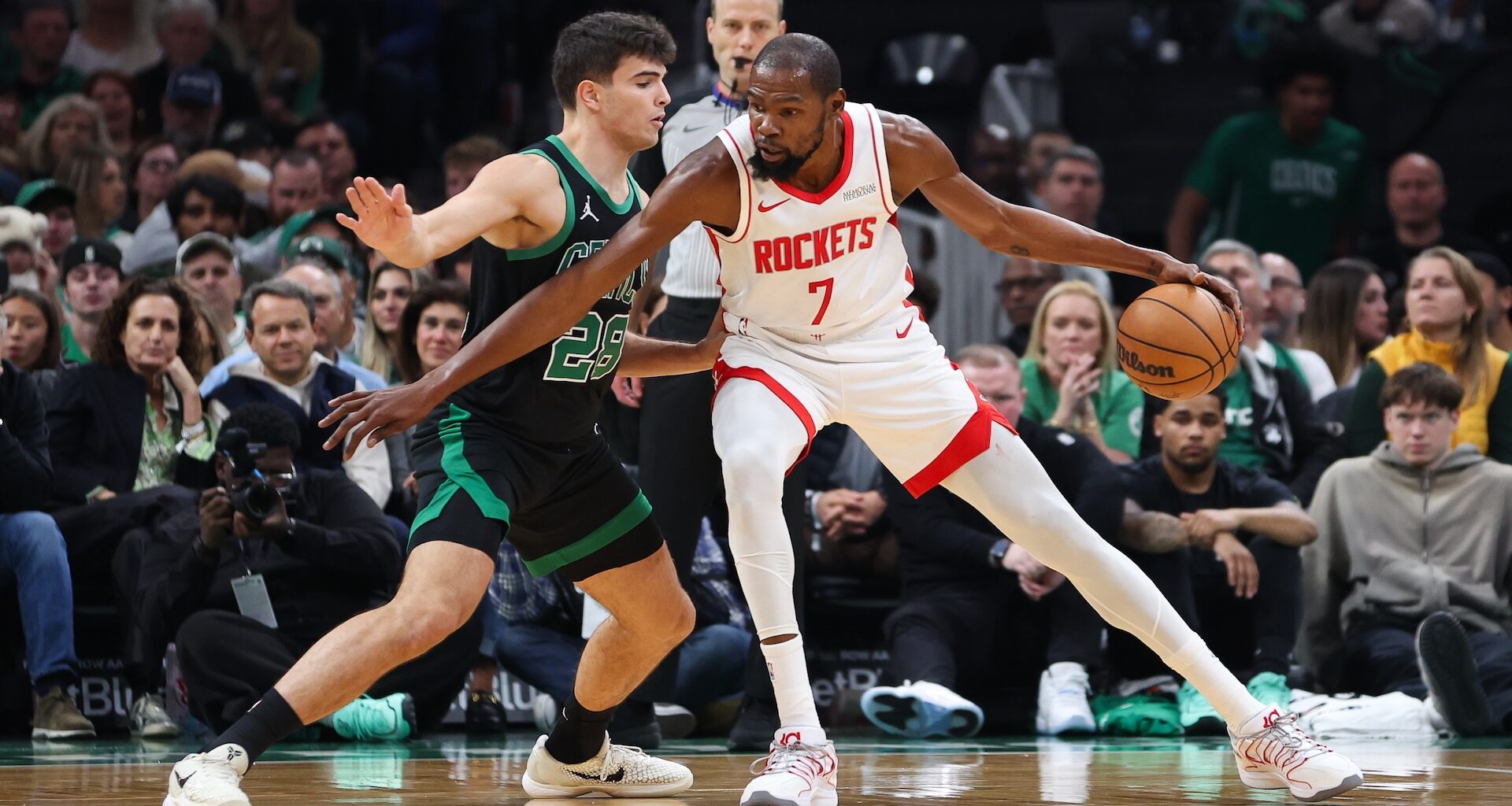 Depleted Celtics Stun Sluggish Rockets In Massive Upset