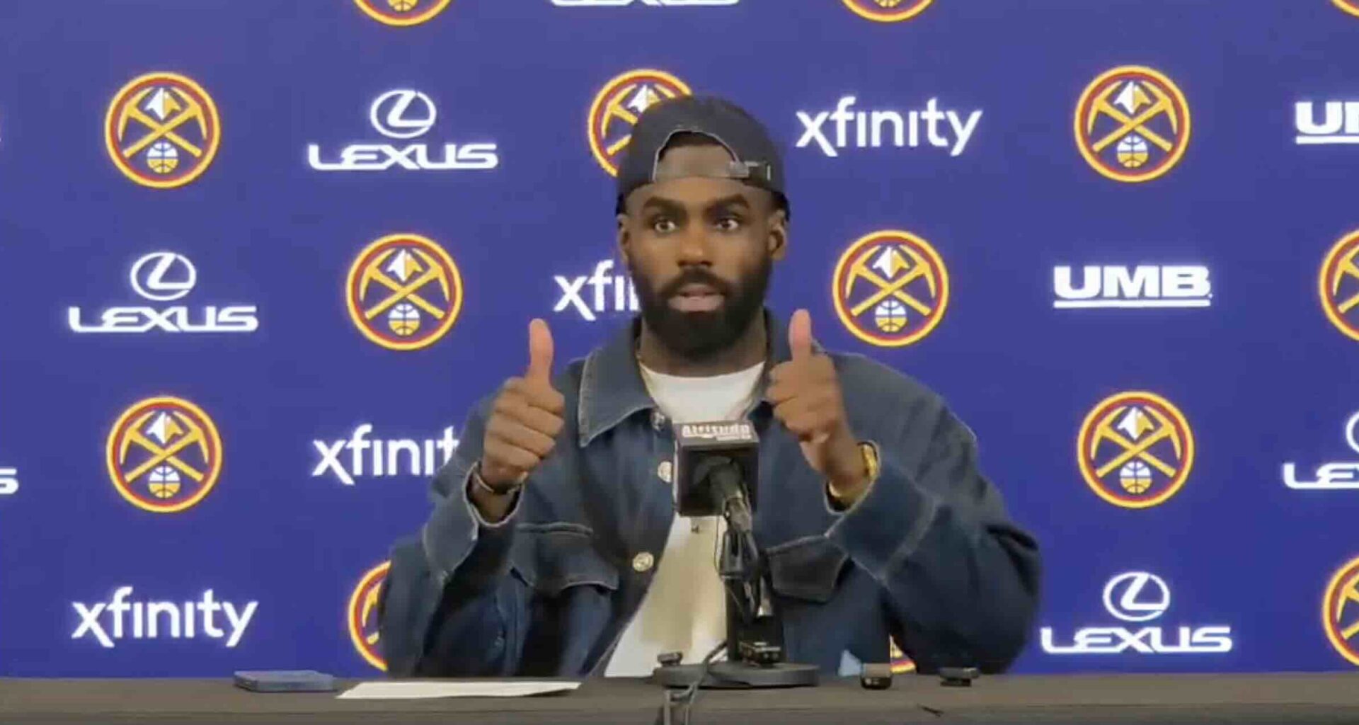 Tim Hardaway Jr. absolutely loved his 20-second press conference