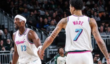 Heat have yet to unveil their most top heavy starting lineup