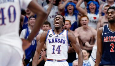 No. 9 Kansas beats top-ranked and previously undefeated Arizona