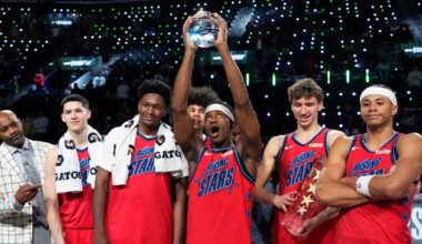 Former Baylor star V.J. Edgecombe leads Team Vince to Rising Stars win, claims MVP