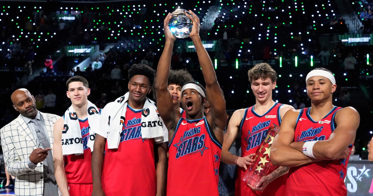 Former Baylor star V.J. Edgecombe leads Team Vince to Rising Stars win, claims MVP