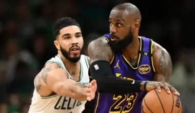 Jayson Tatum Links Up With LeBron James Amid Injury Return Chatter image