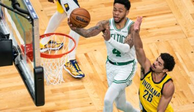 Simons is averaging 14.2 points while shooting 39.5 percent from the 3-point line.